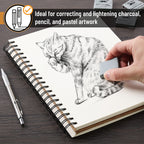 Mr. Pen- Kneaded Erasers, 1.44" x 1.36", 6 Pack, Gray