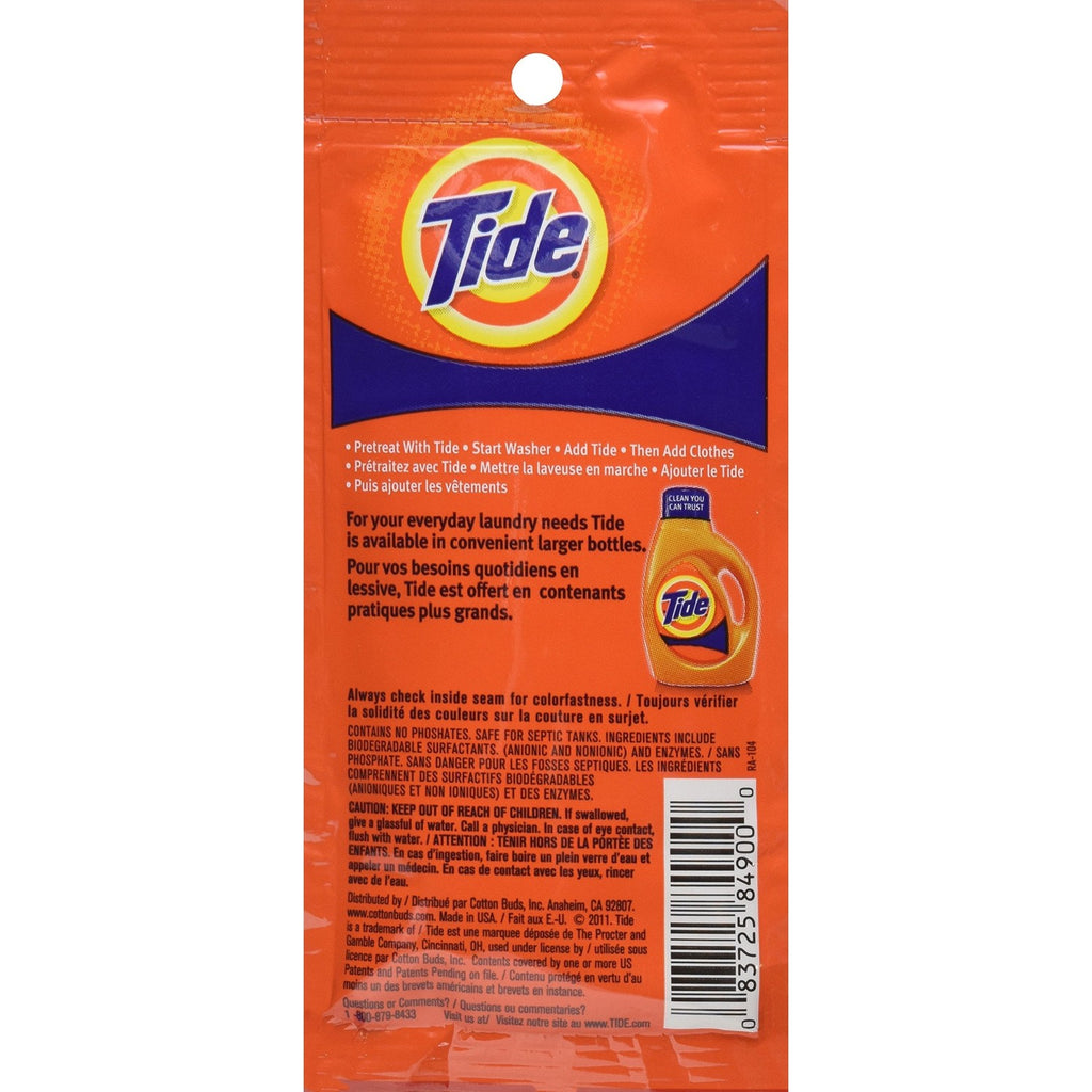 Buy now Tide 9 Piece 1-Load Travel Packets, 10.6 Ounce at indiglob india