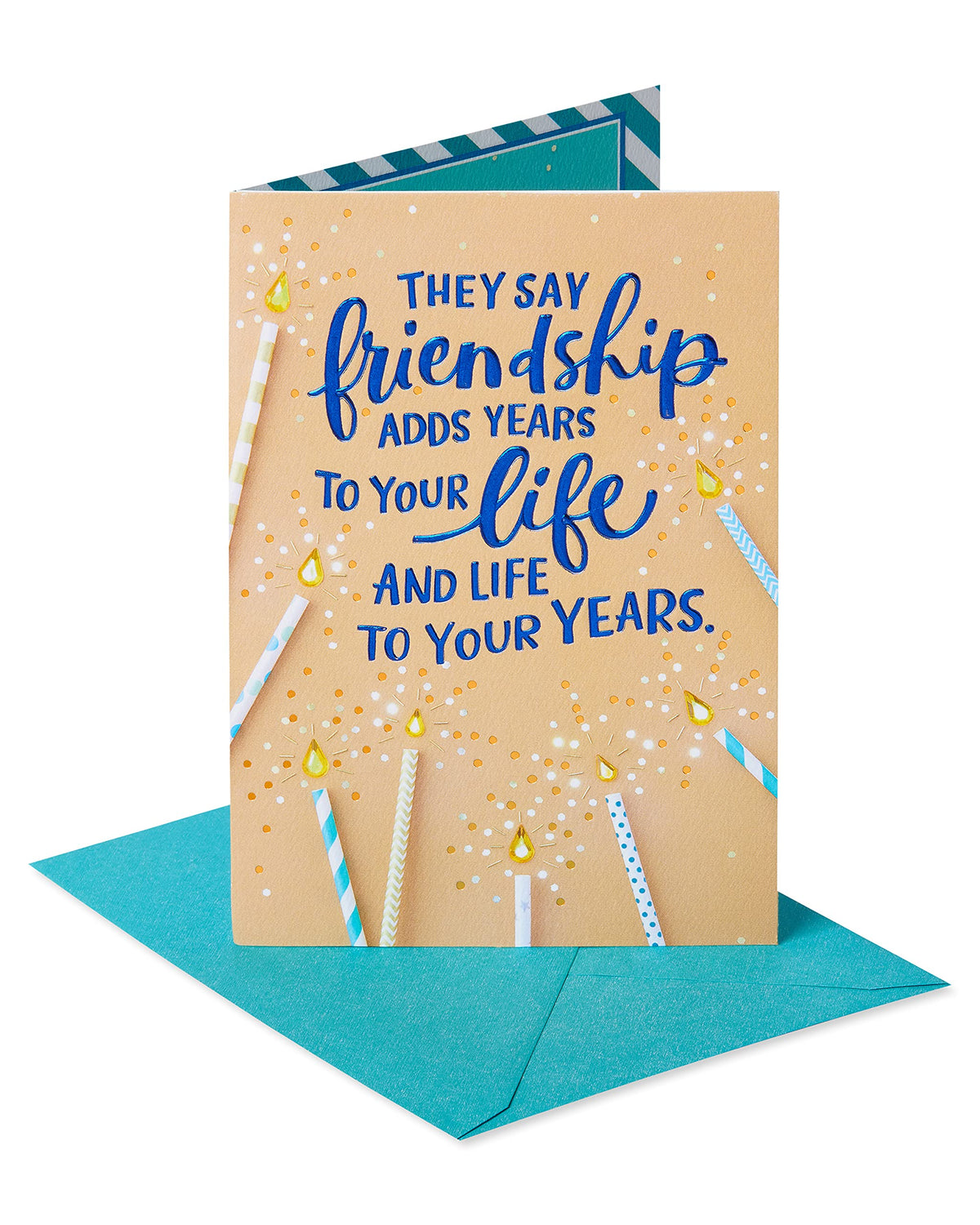 American Greetings Birthday Card for Friend (Friendship Adds Years)