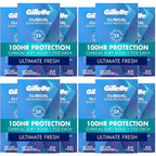 Gillette Clinical Antiperspirant and Deodorant for Men, 100HR Sweat & Odor Protection, Long Lasting Freshness, Anti-White Mark Technology, Soft Solid, Ultimate Fresh Scent, 1.7 oz (Pack of 3)
