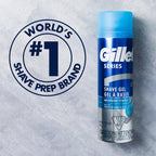 Gillette Series 3X Action Shave Gel, Moisturizing Twin Pack (7 Ounce Each) (Pack of 3)