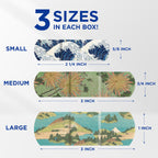 BAND-AID Brand Flexible Fabric Adhesive Bandages, Hokusai Designs, 50 Count