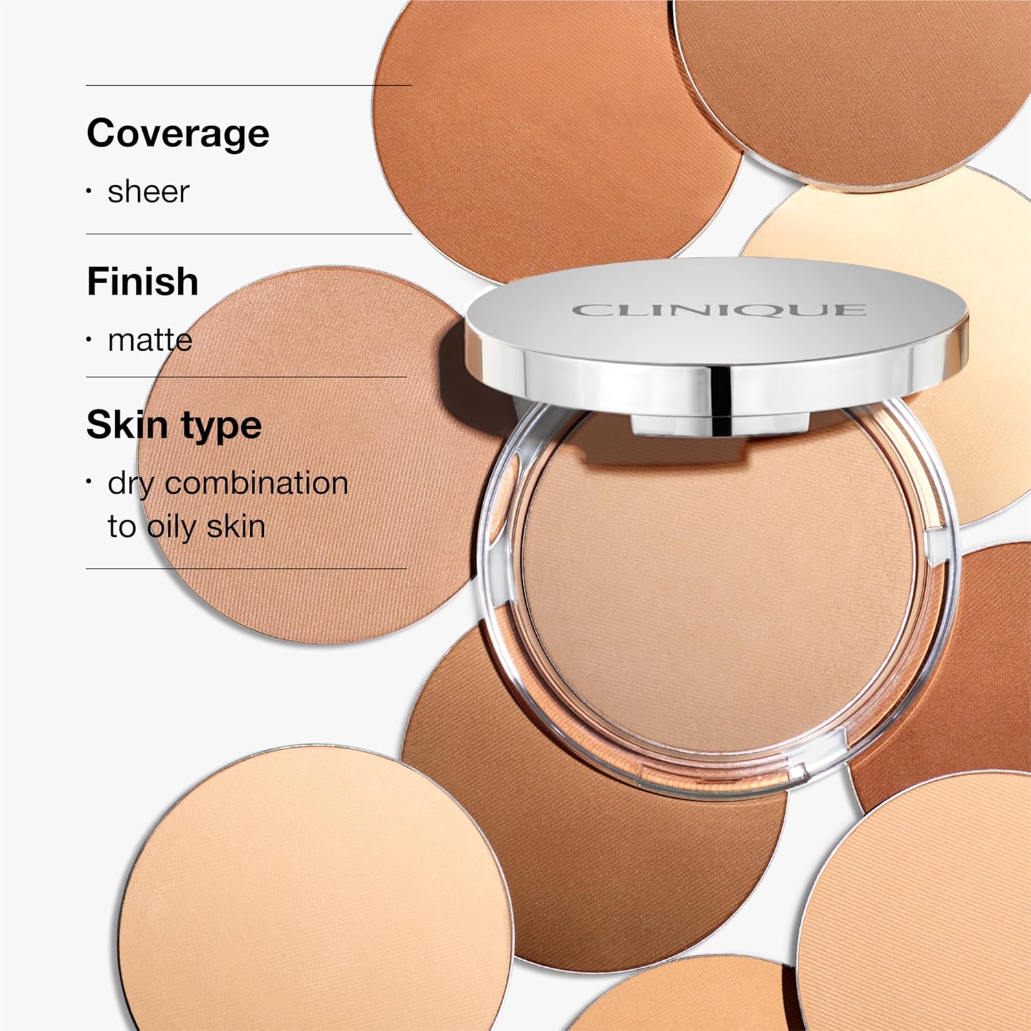 Buy now Clinique Stay-Matte Sheer Pressed Powder For Oily Skin Types | Sheer Coverage + Matte Finish | Minimizes Shine at indiglob india