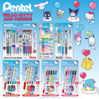 Pentel RSVP Ballpoint Pen, Hello Kitty® and Friends, Limited Edition, Mix 2, 0.7mm Fine Line, Assorted Ink, 5-Pk (BK90HKPF5M1)