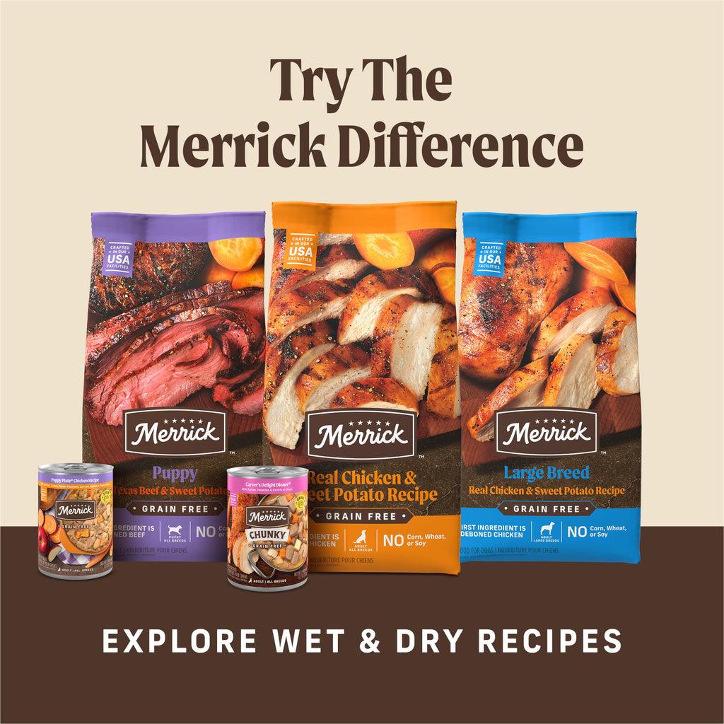Merrick Oven Baked Paw'Some P'Nut Butter Coookie Dog Treats 11 oz Bag