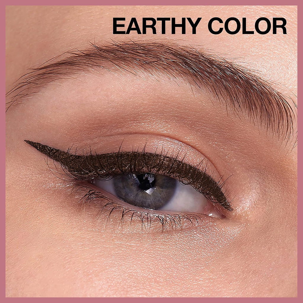 Buy now MAYBELLINE New York Hyper Easy Liquid Pen No-Skip Waterproof Eyeliner, Satin Finish, Pitch Brown at indiglob india