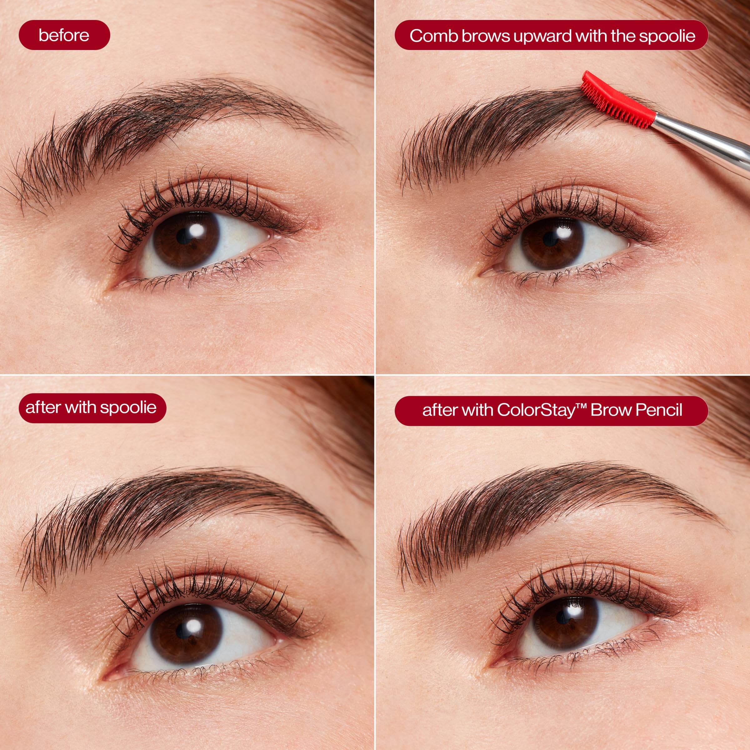Buy now Revlon Lash & Brow Styling Tool, Dual Ended Eyelash Separator & Eyebrow Brush Spoolie, Works with Mascara & Brow Makeup, 1 count at indiglob india
