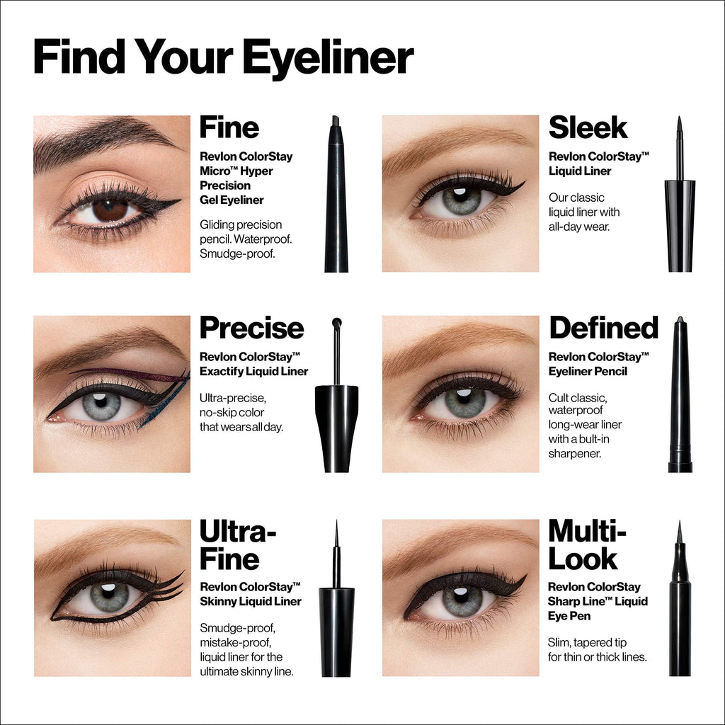 Buy now Revlon Skinny Liquid Eyeliner, ColorStay Eye Makeup, Waterproof, Smudge-proof, Longwearing with Ultra-Fine Tip, Mahogany Flame, 0.08 oz at indiglob india