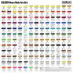 GOLDEN Heavy Body Acrylics, Titanium White, 5 fl. oz. Tube