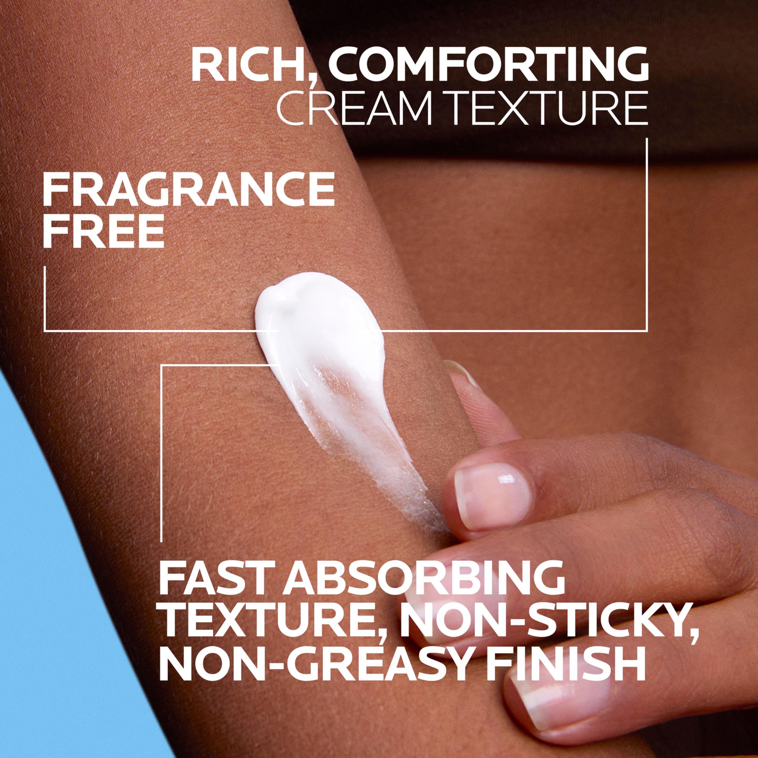 La Roche-Posay Lipikar AP+MAX Triple Repair Moisturizing Body Cream | Face & Body Lotion for Dry Skin with Shea Butter & Niacinamide | Gentle Moisturizer for Very Dry, Rough & Sensitive Skin