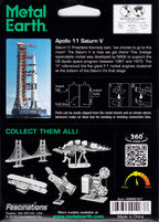 Buy now Fascinations Metal Earth Apollo Saturn V with Gantry 3D Metal Model Kit at indiglob india