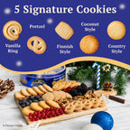 Buy now Royal Dansk Danish Butter Cookies, Premium Assorted Cookies in Gift Tin, Great for Sharing and Gifting, 12 oz at indiglob india