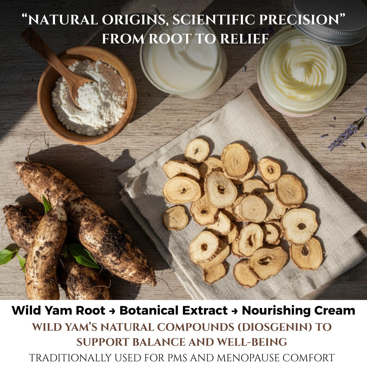 Wild Yam Cream Hormone Balance for Women , Lavender 4oz