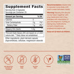 Nature's Way Slippery Elm Bark Capsules, 1,600 mg per Serving, 100 ct | Traditional Digestive Support to Soothe Gastrointestinal Tract*, Traditional GI Support*, Vegan Capsules
