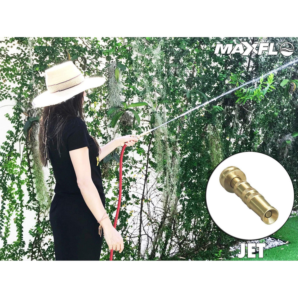 High Pressure Hose Nozzle Heavy Duty | Brass Water Hose Nozzles for Garden Hoses | Adjustable Function | Fits Standard Hoses, Garden Sprayer, Spray Nozzle, Power Washer Nozzle