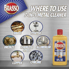 Buy now Brasso Multi-Purpose Metal Polish, 8 oz at indiglob india