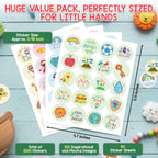 Decorably 1,000 Christian Stickers for Kids Bulk