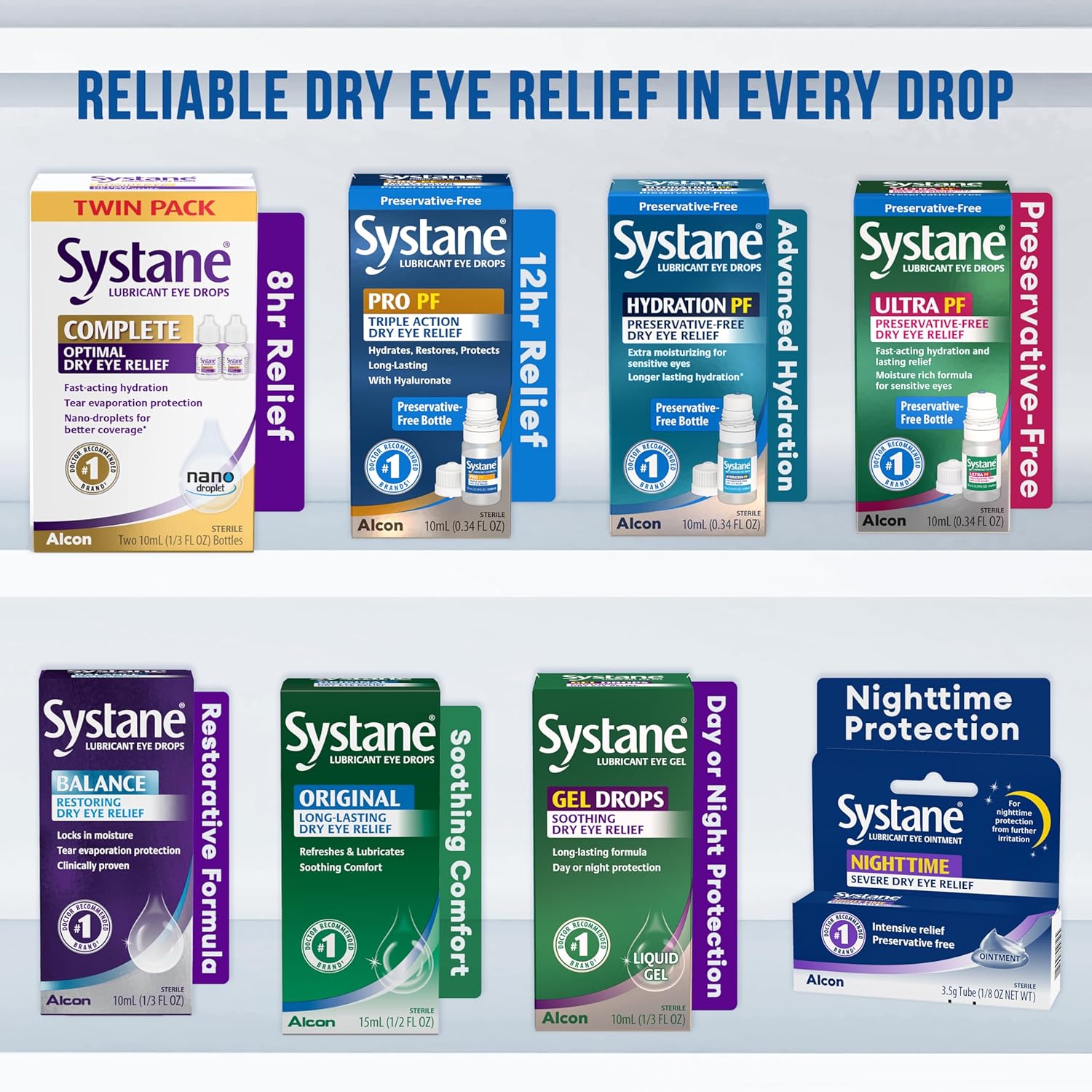 Buy now Systane Complete Lubricant Eye Drops, 0.34 Fl Oz, Twin Pack (Pack of 2) at indiglob india