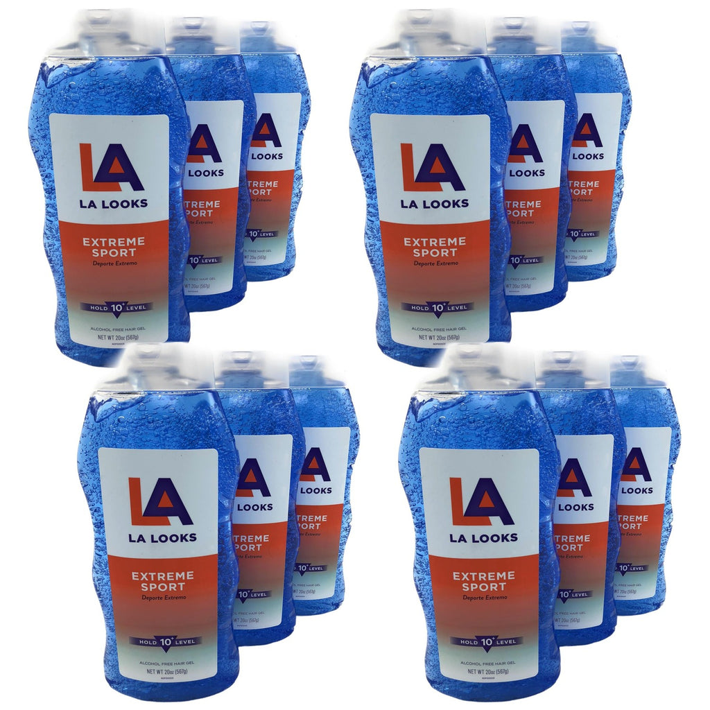 L.A. LOOKS SPORT XTRME HLD GEL 20 OZ (Pack of 3)