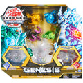 Buy now Bakugan Evolutions Genesis Collection Pack - 2 Light Up Action Figures, 4 Exclusive Bakugan, 2 Nanogan, 8 Cards, 4 BakuCores - Kids Toys for Boys Ages 6 and Up at indiglob india