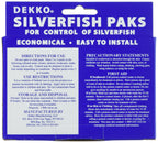 Dekko Silverfish Packs, 1 Box