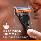 Gillette Fusion5 Power Razor for Men, 1 Gillette Power Razor Handle + 1 Blade Refill