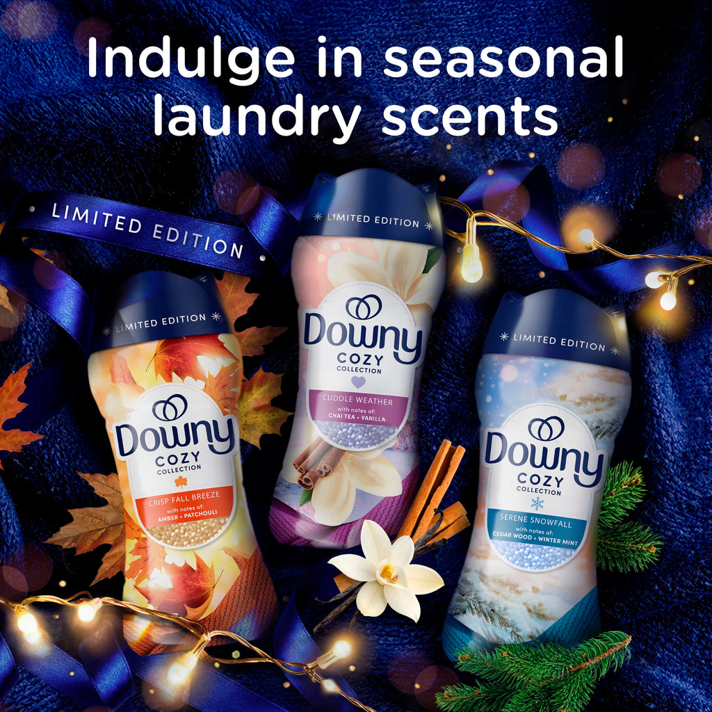 Downy In-Wash Laundry Scent Booster Beads, Long-Lasting Cuddle Weather Scent Beads, 7.8 oz