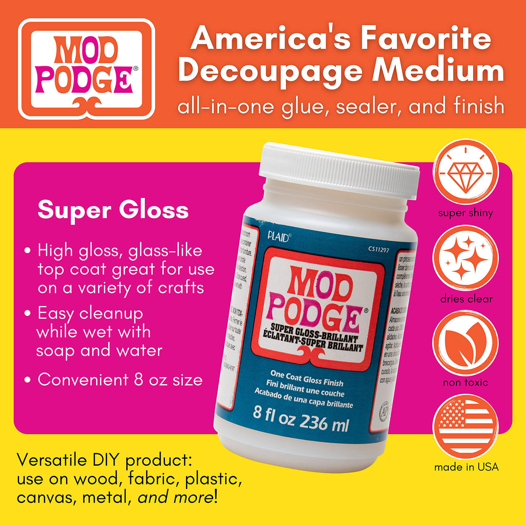 Mod Podge Super Thick Gloss (8-Ounce), CS11297