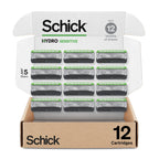 Schick Hydro Sensitive 12 Count Razor Refills and Cremo Cooling Shave Cream 2 Pack