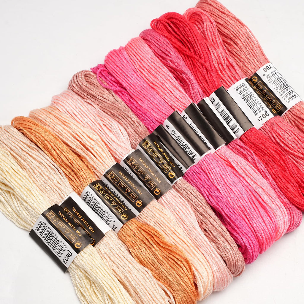 70 Skeins Embroidery Thread Friendship Bracelet String Floss Kit Yarn
