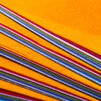 flic-flac 16PCS 8 x 12 inches (20 x 30cm) Assorted Color Felt Fabric Sheets Patchwork Sewing DIY Craft 1mm Thick