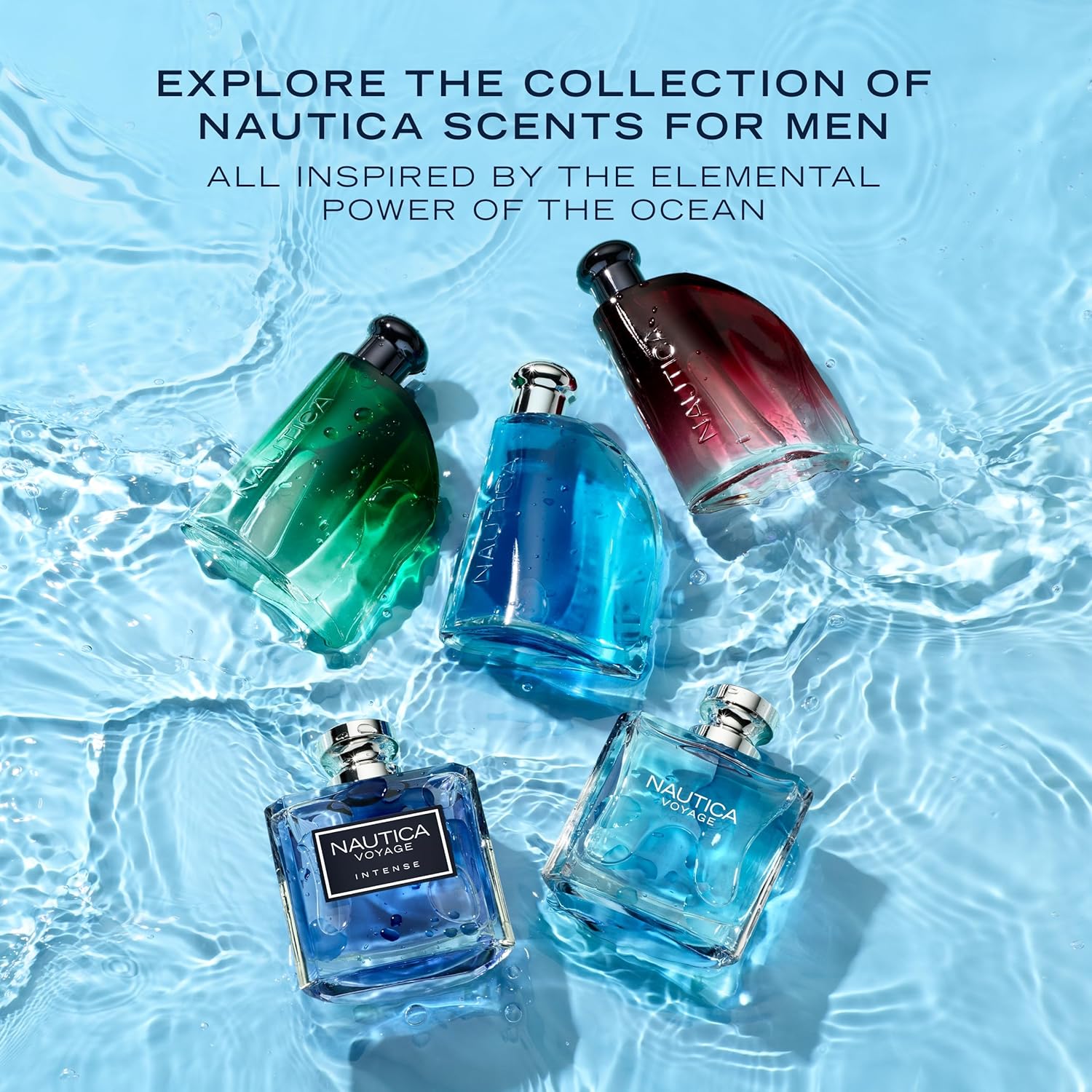 Buy now Nautica Voyage Eau De Toilette, Cologne and Fragrance For Men, Fresh, Romantic, Fruity Scent Woody, Aquatic Notes of Apple, Water Lotus, Cedarwood, and Musk Ideal Day Wear, Long Lasting 3.3Fl oz at indiglob india
