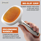 Buy now Wahl Premium Patented Dual Level Sensitive Skin Pet Slicker ƒ?? Ergonomic handle makes Deshedding, Grooming and Brushing Comfortable for you and your Dog or Cat - 858500 at indiglob india