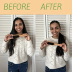 GranNaturals Smoothing & Styling Middle Part Boar Bristle Slick Back Hair Brush w/ Narrow Metal Rat Tail End for Sectioning and Parting Sleek Ponytail Bun - Teasing, Backcombing, Edge Control