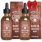 Buy now Viking Revolution Beard Oil with Clary Sage for Men - Natural Blend with Argan and Jojoba Oils for Softening, Strengthening, and Moisturizing at indiglob india