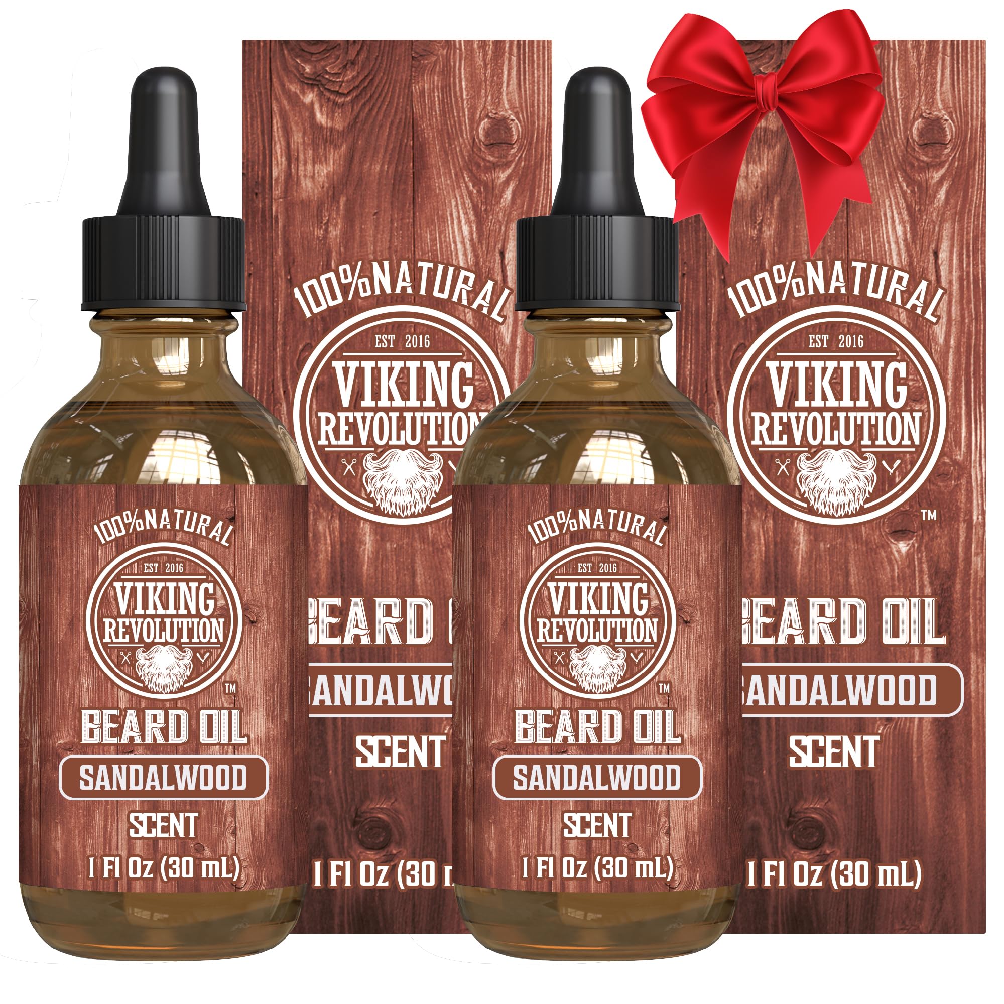 Buy now Viking Revolution Beard Oil with Clary Sage for Men - Natural Blend with Argan and Jojoba Oils for Softening, Strengthening, and Moisturizing at indiglob india