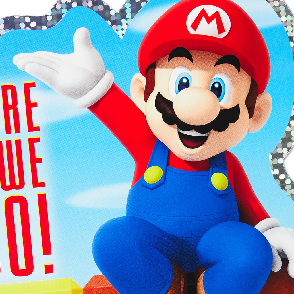 Hallmark Nintendo Super Mario Birthday Card (New Levels of Fun)