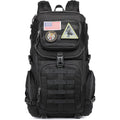 Buy now Wotony military tactical backpack nylon military MOLLE backpack 3-day Assault bag 27L backpack for men, used for outdoor hiking, camping and hunting (All black) 27L-PRO Black at indiglob india