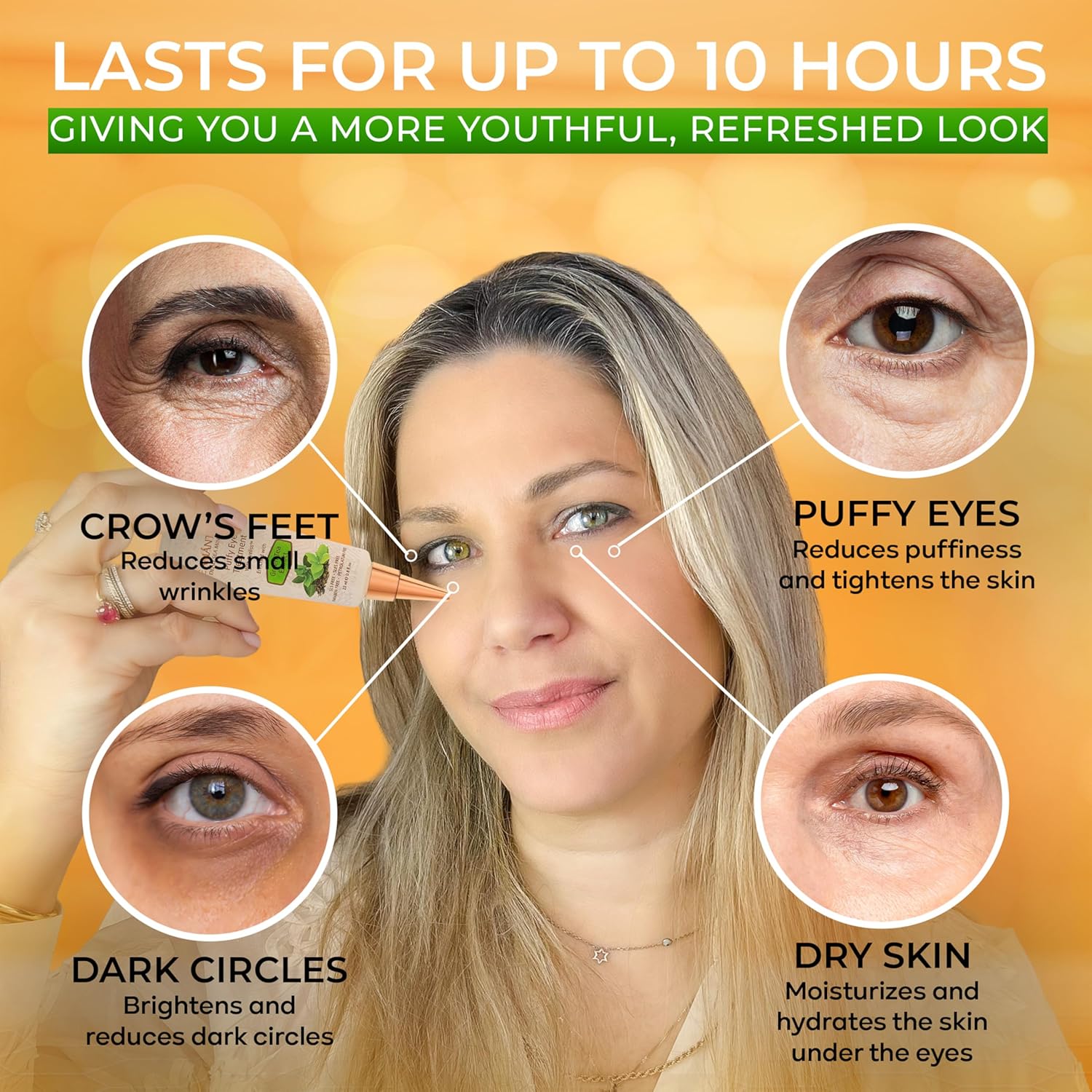 Buy now Puffy Eye Treatment Instant results â€“ Naturally Eliminate Wrinkles, Puffiness, Dark Circle and Bags in Minutes â€“ Hydrating Eye Cream w/ Green Tea Extract, Dead Sea Minerals by SEAMANTIKA â€“ .8 fl.oz. at indiglob india