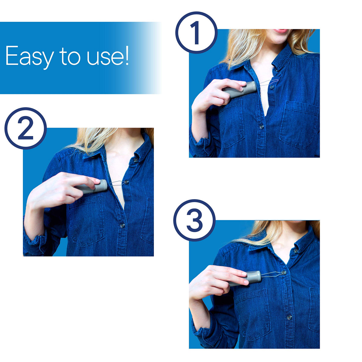 RMS Button Hook with Zipper Pull Button Assist Device with Comfort Grip
