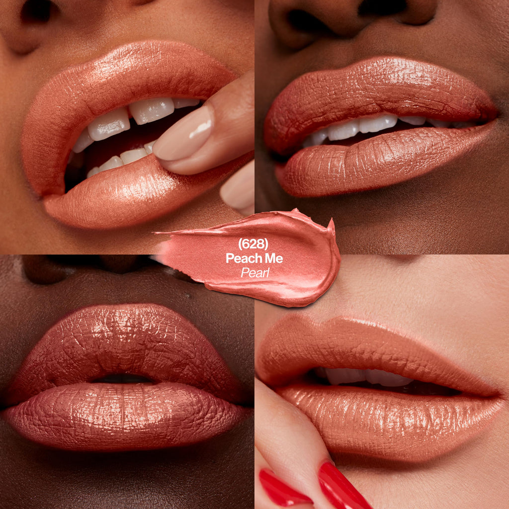 Buy now Revlon Super Lustrous Lipstick, Creamy Formula For Soft, Fuller-Looking Lips, Moisturized Feel, 628 Peach Me, 0.15 oz at indiglob india
