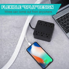 Buy now 6.6ft - 4/5 inch White Cable Sleeve, Cable Organizer for Desk PC TV Computer, Wire Protector Cable Wrap Cover, Cord Management for Home Office at indiglob india
