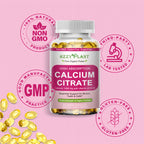 Calcium Supplements for Women Softgels, High Absorption Calcium Citrate Supplement Essential Mineral Calcium 1200 mg with Vitamin D3 Magnesium for Bone Health Support, Non-GMO, 2 Month Supply