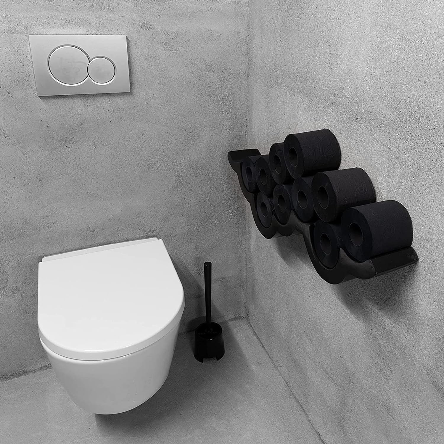 Buy now Renova Toilet Roll - Black, 6 Count (Pack of 1) at indiglob india