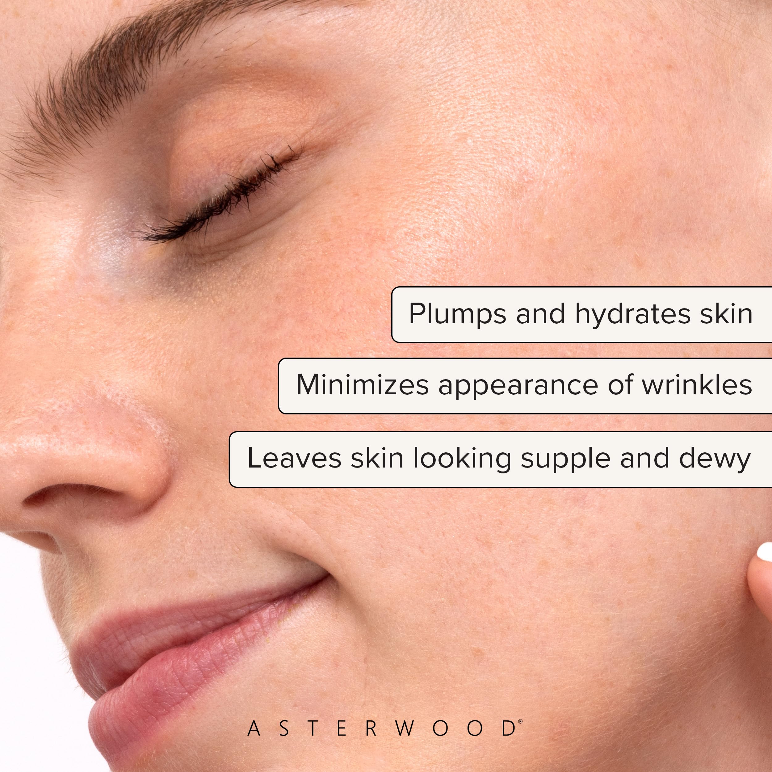 Asterwood Pure Hyaluronic Acid Serum for Face, Anti-Aging & Hydrating | Deep Hydrating, Plumping & Smoothing Serum, Cruelty-Free, Fragrance-Free & Vegan, 8 Fl Oz