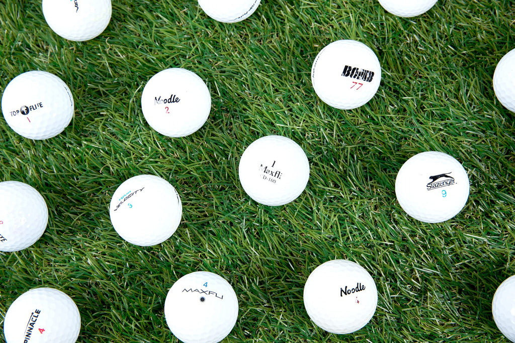 Clean Green Golf Balls - 48 Recycled Used Golf Balls in Good Condition