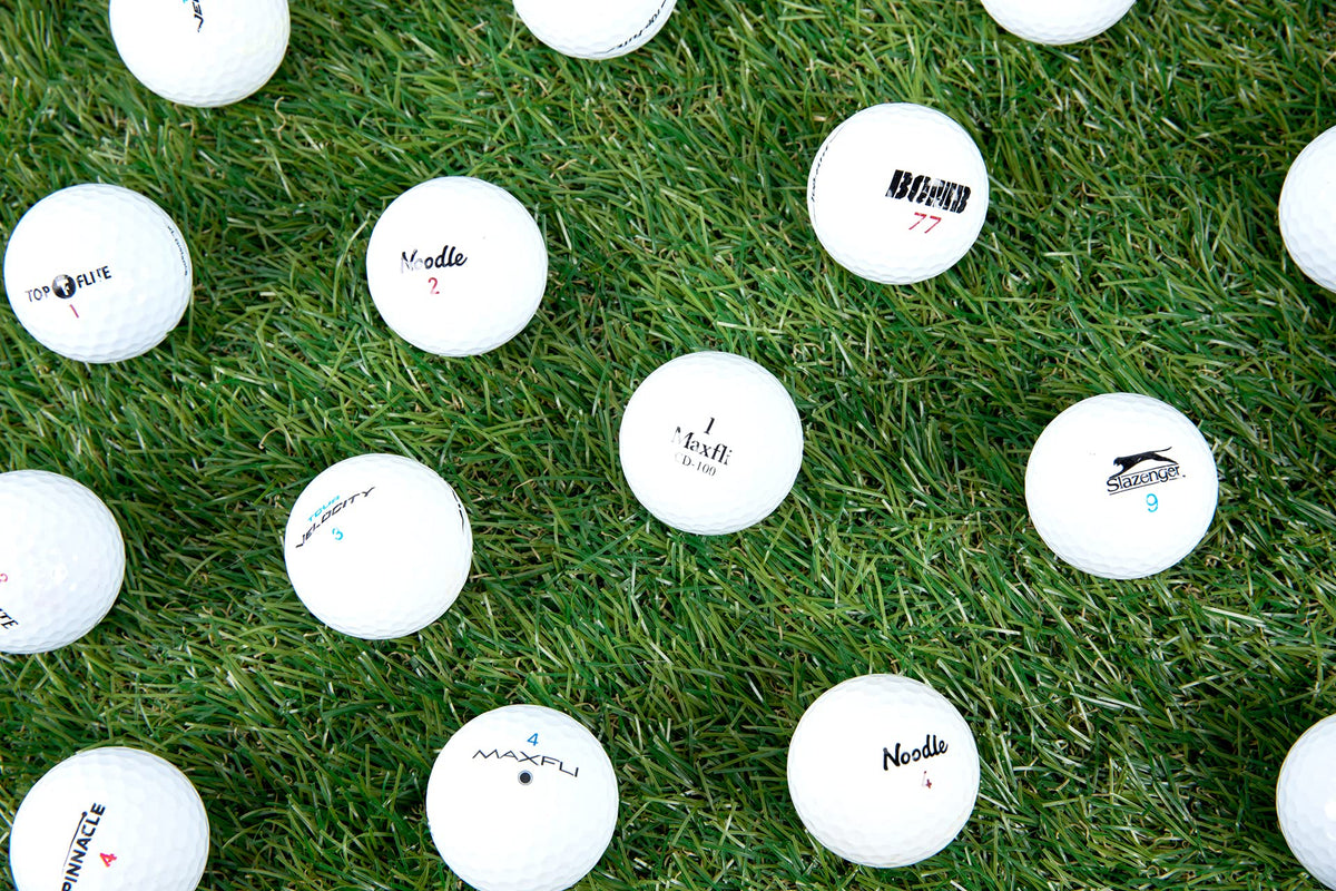 Clean Green Golf Balls - 48 Recycled Used Golf Balls in Good Condition