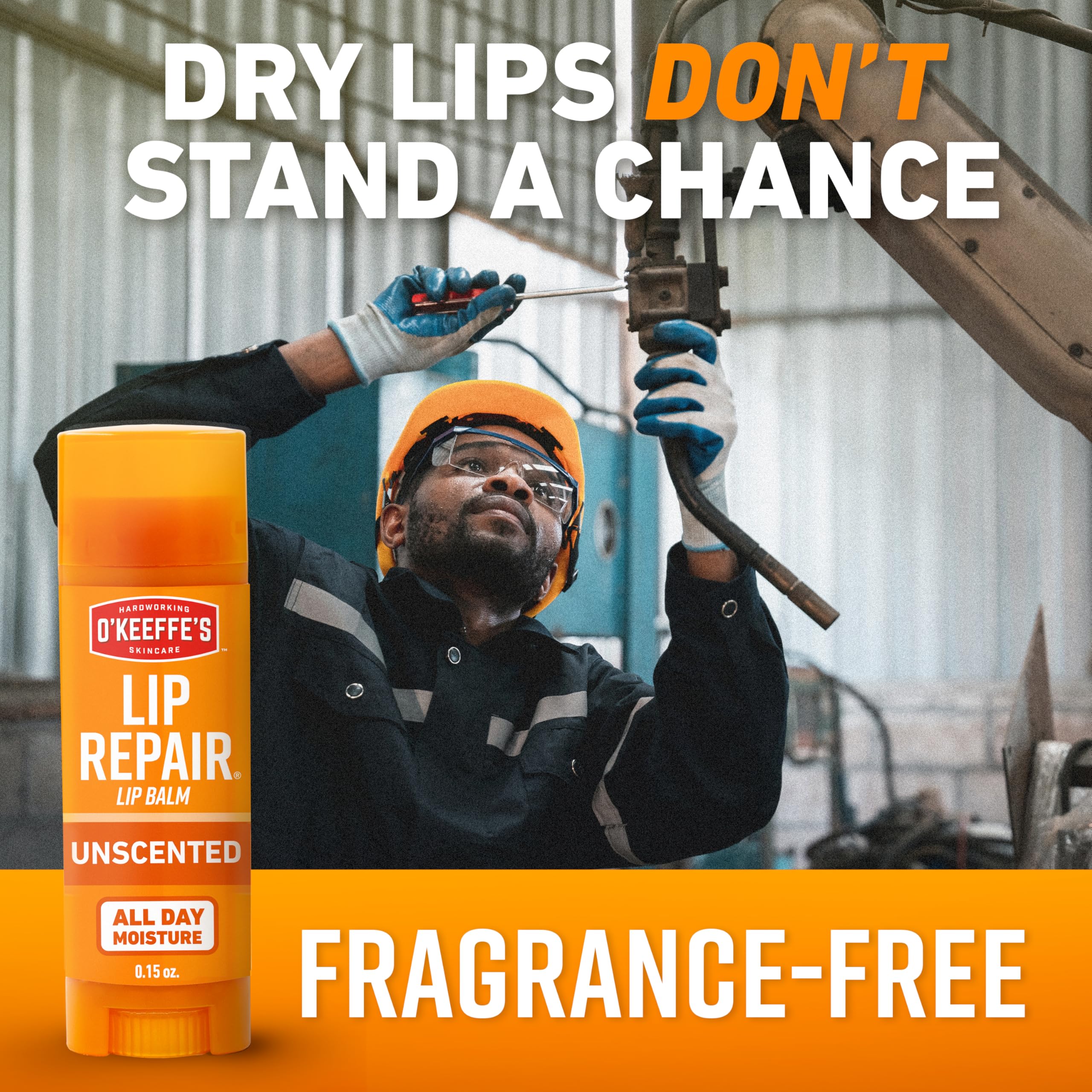 Buy now O'Keeffe's Lip Repair Unscented Lip Balm for Dry, Cracked Lips - Stick (3 Pack) - Moisturizer for Very Dry Lips at indiglob india