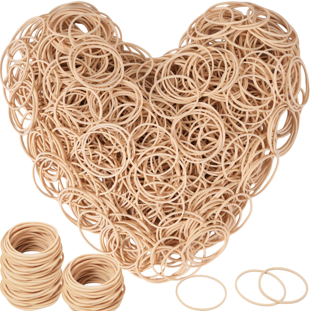 Rubber Bands 800pcs Size#16 Rubber Band for Office Supplies Home Packaging