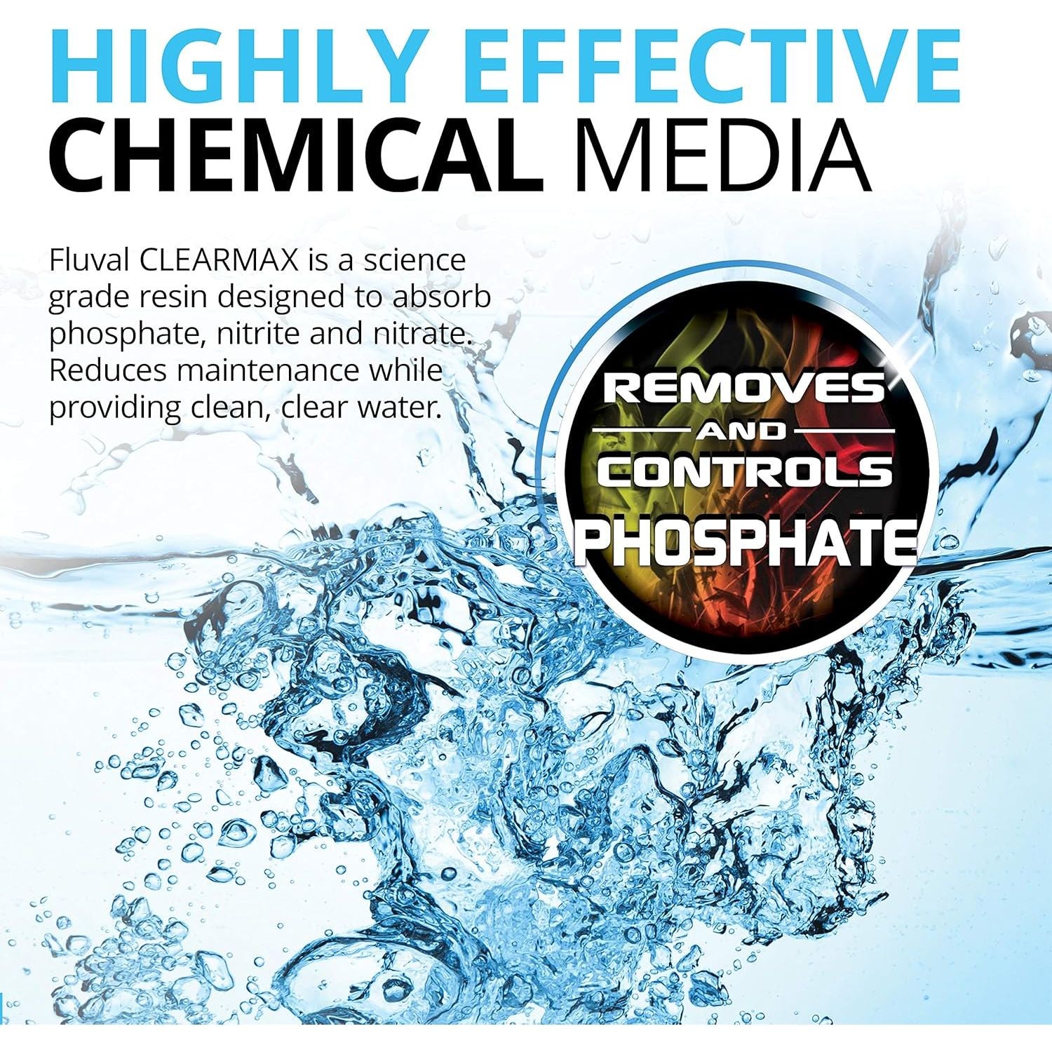 Buy now Fluval ClearMax Phosphate Remover, Chemical Filter Media for Aquariums, 100-gram Nylon Bags, 3-Pack, A1348, All Breed Sizes at indiglob india